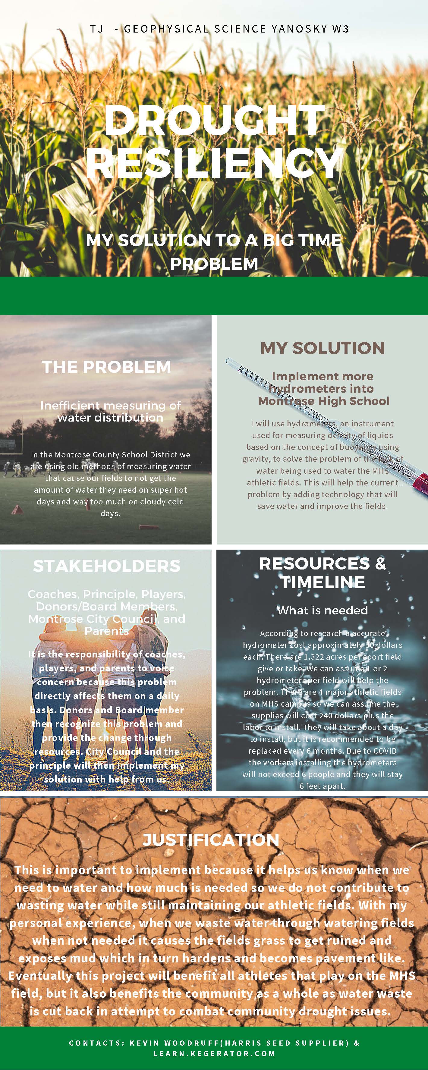 Drought Resiliency My Solution to a Big Time Problem Poster Image
