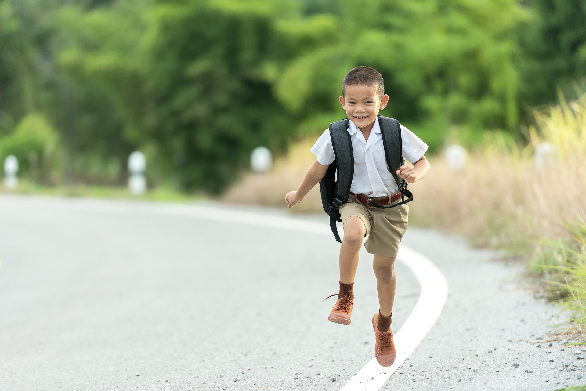 Child running