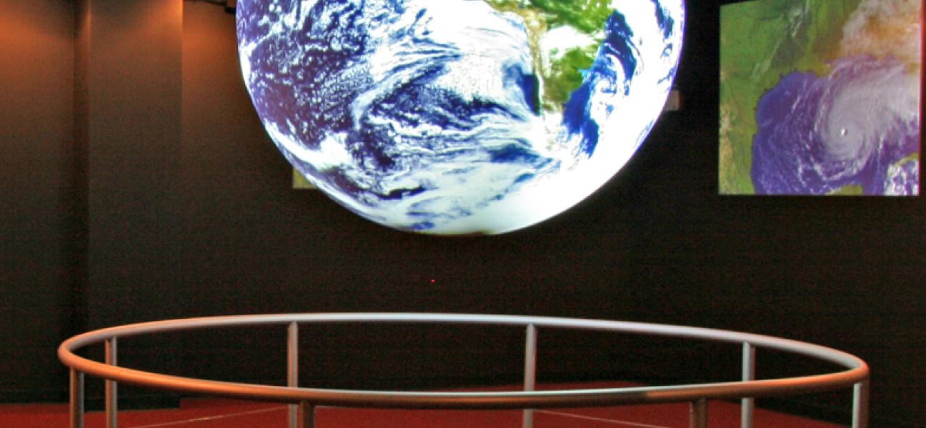 SOS display in theater