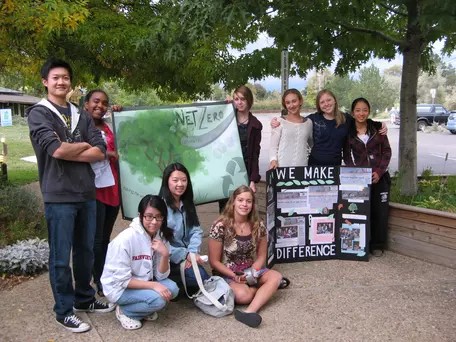 People standing with signs at a protest