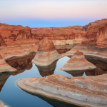 Reflection Canyon at sunset 