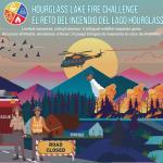 Hourglass Lake Fire Challenge Box Cover