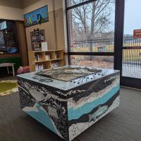 We are water exhibit featured at the Alamosa Library