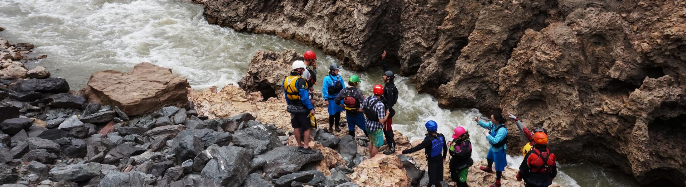 whitewater scouting the narrows