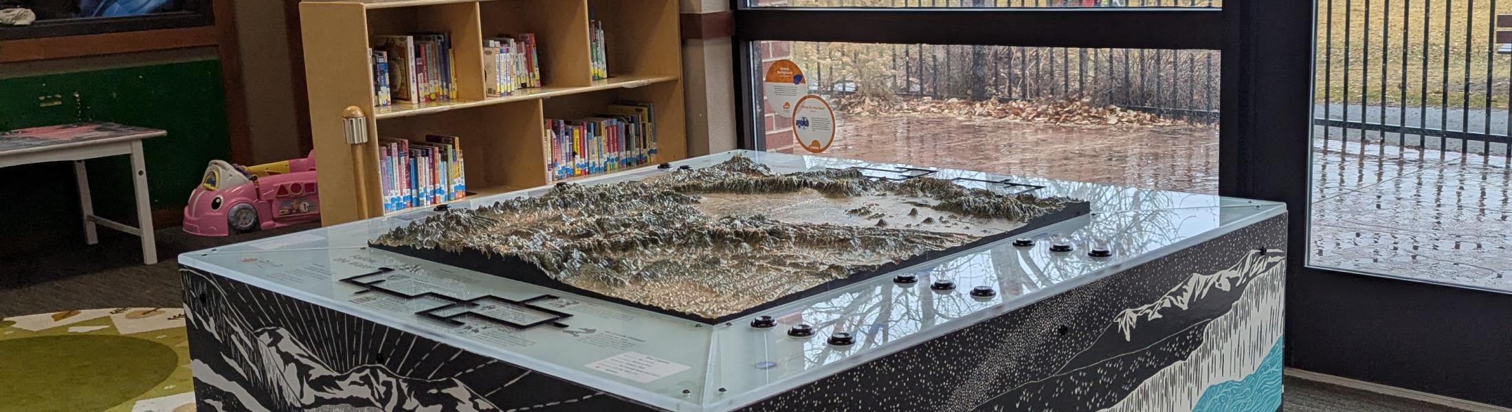 We are water exhibit featured at the Alamosa Library