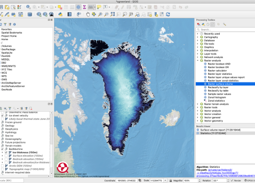 QGreenland GIS screen capture 