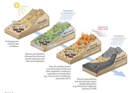 Cascading hazards