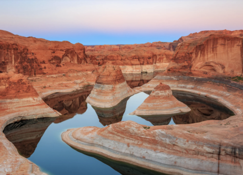 Reflection Canyon at sunset 