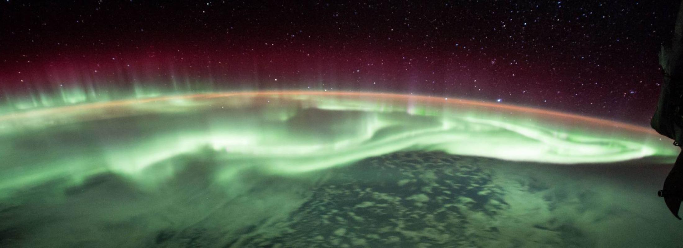 Aurora from space