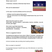 How to Improve Our Football Field for Future Performance
