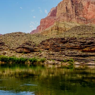 River running through Utah desert
