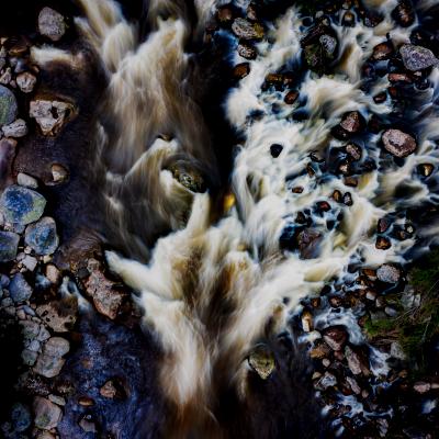 River running over rocks