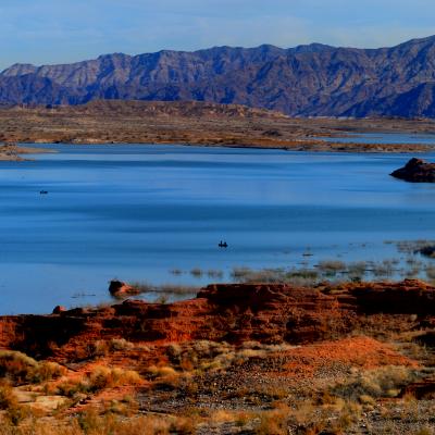 River running through Utah desert