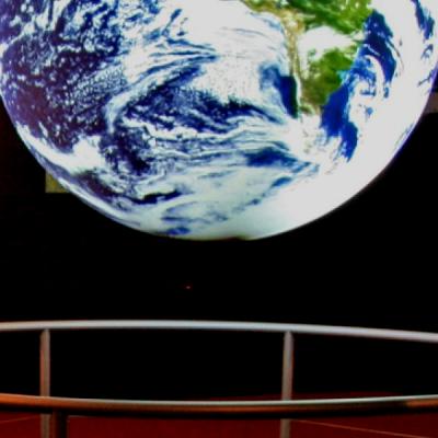 SOS display in theater