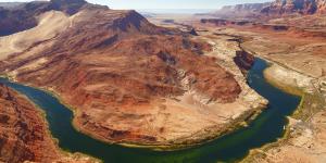 River running through the Utah mountain valley