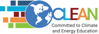 CLEAN logo with a transparent background