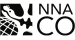 Black and white logo featuring a stylized snake wrapped around a globe on the left, with the text ‘NNA CO’ on the right 