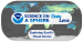 NOAA Science On a Sphere Data Lens logo overlaid on a world map showing Earth's vegetation and land use. The text reads “Exploring Earth’s Visual Stories