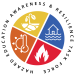 HEART Force circular logo with various aspects, fire, water, drought, and heat 